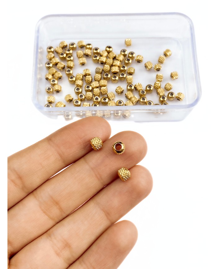 Çelik Ara Top Sarı 5x5mm - 1 Adet