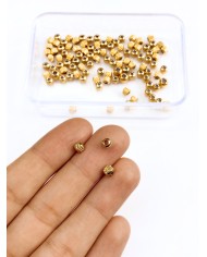 Çelik Ara Top Sarı 4x4mm - 1 Adet
