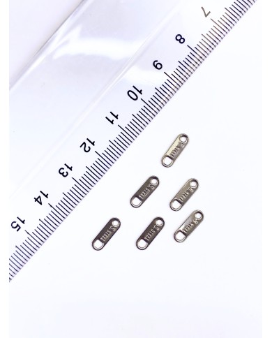 Çelik Plaka Stainless Steel Orijinallik Marka Aparatı Nikel 4x11mm - 1 Adet