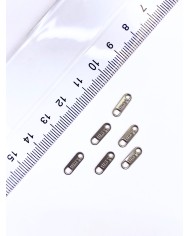 Çelik Plaka Stainless Steel Orijinallik Marka Aparatı Nikel 4x11mm - 1 Adet