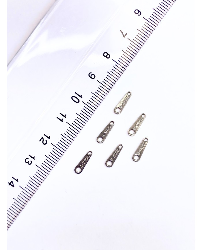 Çelik Plaka Stainless Steel Orijinallik Marka Aparatı Nikel 3x10mm - 1 Adet