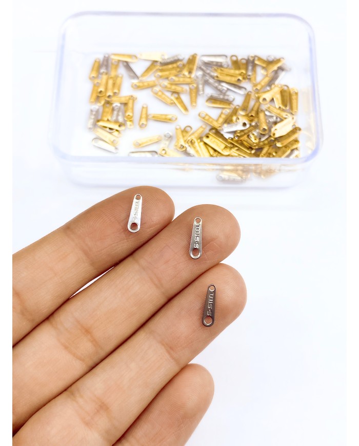 Çelik Plaka Stainless Steel Orijinallik Marka Aparatı Nikel 3x10mm - 1 Adet