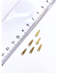 Çelik Plaka Stainless Steel Orijinallik Marka Aparatı Sarı 3x10mm - 1 Adet