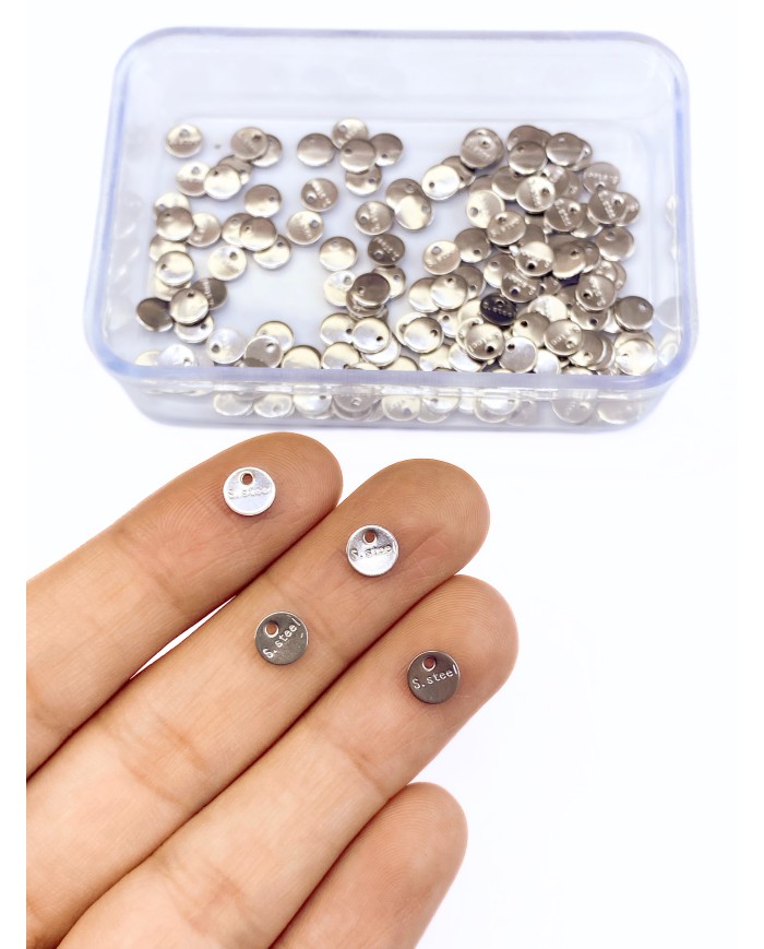 Çelik Yuvarlak Stainless Steel Orijinallik Marka Aparatı Nikel 6x6mm - 1 Adet