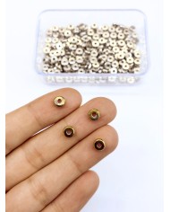 Çelik Halka Ara Aparat Sarı 6x6mm - 1 Adet