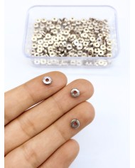 Çelik Halka Ara Aparat Nikel 6x6mm - 1 Adet