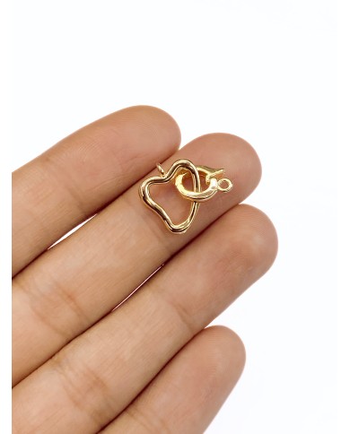 Pirinç Kapamalı Kalp Uç - 1 Adet