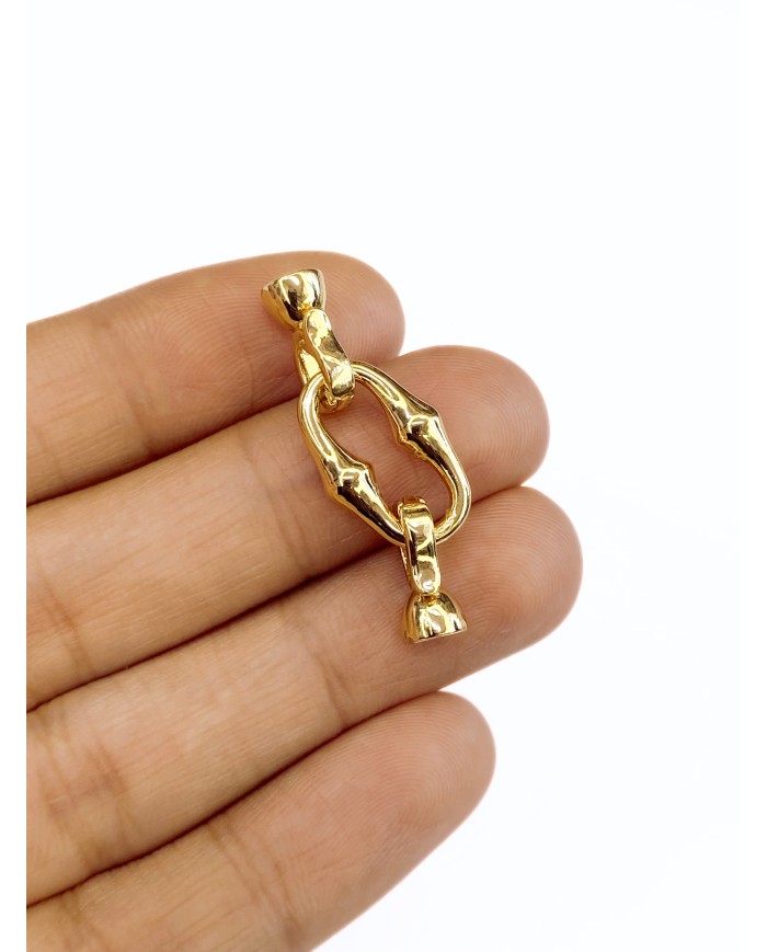 Pirinç Kapamalı Oval Uç - 1 Adet