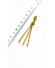 Zamak 3'lü Zincir Püsküllü Çiçek Uçlu Tesbih İmamesi Nikel