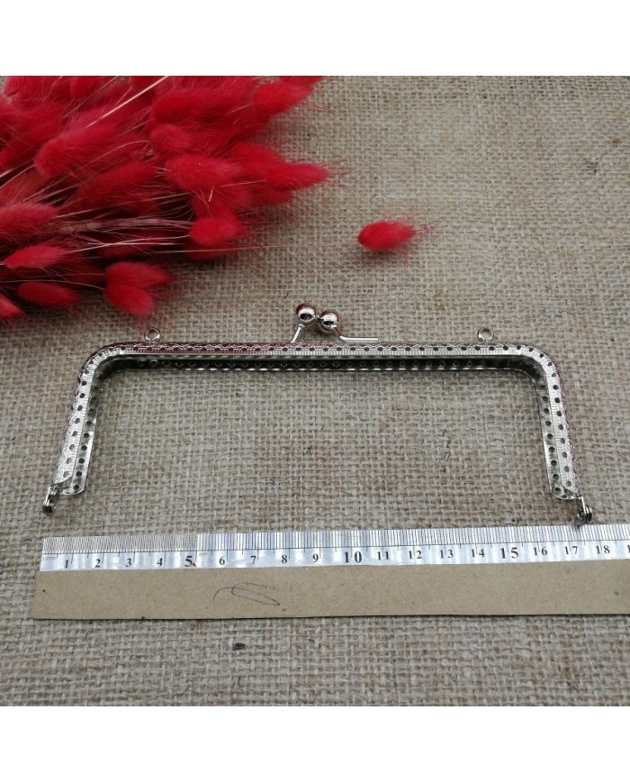 Metal Çanta Sapı 17 cm Nikel