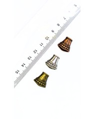 Zamak Tesbih Başlığı Nikel - 15x15mm