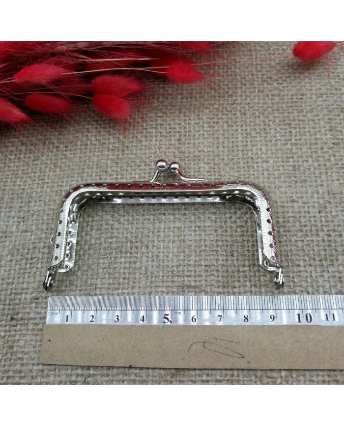 Metal Çanta Sapı 9 cm Nikel