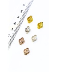 Zamak Boncuk Tesbih Aparatı Sarı - 11x10mm