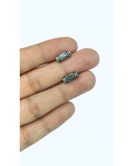 Zamak Silindir Tesbih Aparatı Nikel - 4x11mm