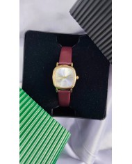 Model Kare Tasarım Çelik Kasa Kol Saati - Metal Kordon