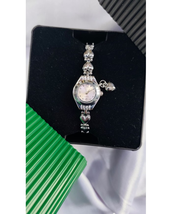 Model Kare Tasarım Çelik Kasa Kol Saati - Metal Kordon