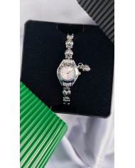 Model Kare Tasarım Çelik Kasa Kol Saati - Metal Kordon