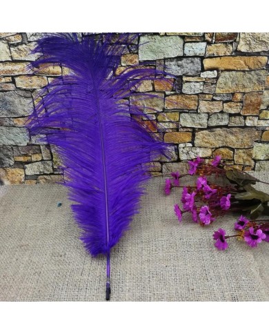 Tekli Kuş Tüyü Uzun - Mavi- 35/40 cm Tekli Kuş Tüyü Uzun - Mavi- 35/40 cm