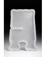 Rahle Düz Model Bir Adet Epoksi Reçine Silikon Kalıp -Kod:942