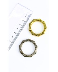 Yaylı Kanca Anahtarlık Çanta Askı Aparatı Köşeli Sarı 36x36mm - 1 Adet