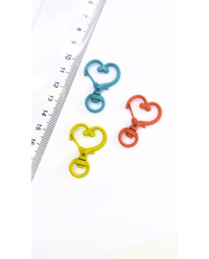 Yaylı Kanca Anahtarlık Çanta Askı Aparatı Oval Mavi 24x34mm - 1 Adet