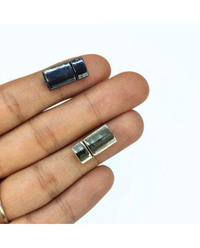 Mıknatıslı Kolye Bileklik Kilidi Kapama Antrasit - 1 Adet