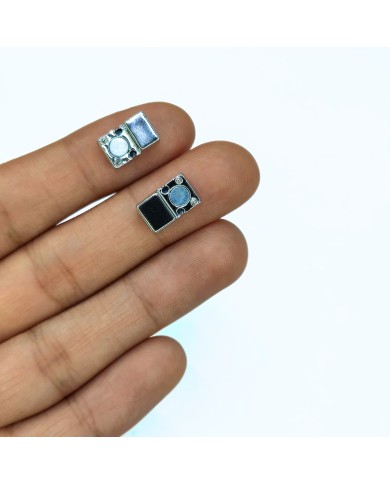 Mıknatıslı Kolye Bileklik Kilidi Kapama Antrasit - 1 Adet