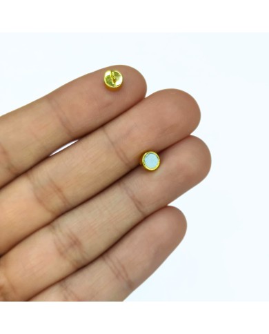 Mıknatıslı Kolye Bileklik Kilidi Kapama Sarı - 1 Adet