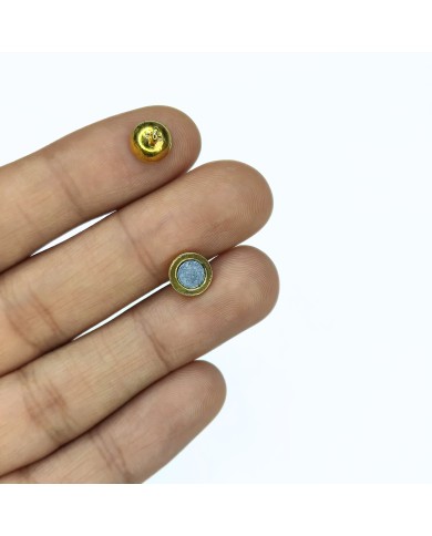 Mıknatıslı Kolye Bileklik Kilidi Kapama Nikel - 1 Adet