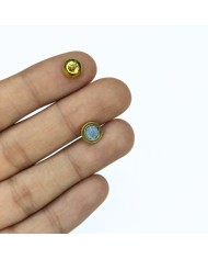 Mıknatıslı Kolye Bileklik Kilidi Kapama Nikel - 1 Adet