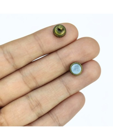 Mıknatıslı Desenli Kolye Bileklik Kilidi Kapama Sarı - 1 Adet