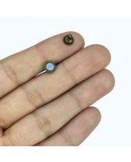 Mıknatıslı Küçük Top Kolye Bileklik Kilidi Kapama Antik Yeşil - 1 Adet