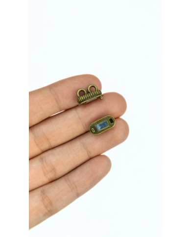 Mıknatıslı Halkalı Kolye Bileklik Kilidi Kapama Sarı - 1 Adet