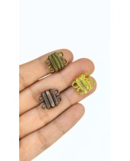 Mıknatıslı Halkalı Kolye Bileklik Kilidi Kapama Sarı - 1 Adet