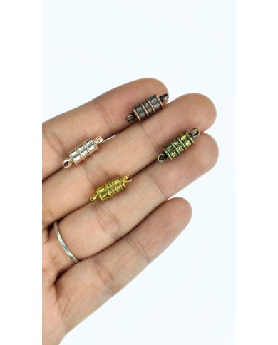 Mıknatıslı Kapsül Kolye Bileklik Kilidi Kapama Pembe - 1 Adet