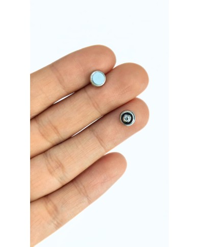 Mıknatıslı Yuvarlak Kolye Bileklik Kilidi Kapama Sarı - 1 Adet