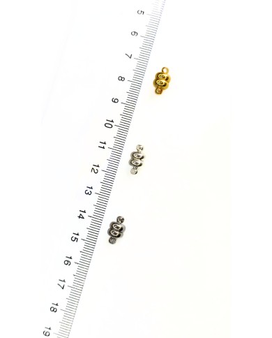 Mıknatıslı Yuvarlak Kolye Bileklik Kilidi Kapama Sarı - 1 Adet