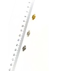 Mıknatıslı Yuvarlak Kolye Bileklik Kilidi Kapama Sarı - 1 Adet