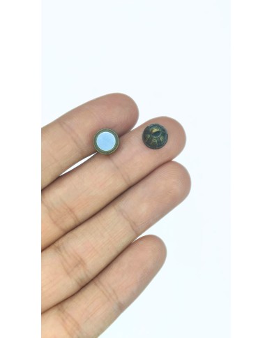 Mıknatıslı Oval Desenli Kolye Bileklik Kilidi Kapama Nikel - 1 Adet