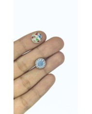 Mıknatıslı Zirkon Taşlı Kolye Bileklik Kilidi Kapama Renkli - 1 Adet