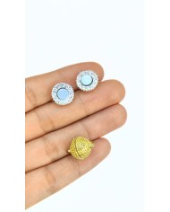 Mıknatıslı Top Kolye Bileklik Kilidi Kapama Nikel - 1 Adet