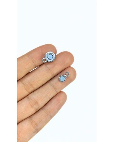 Mıknatıslı Nazar Boncuklu Kolye Bileklik Kilidi Kapama - 1 Adet