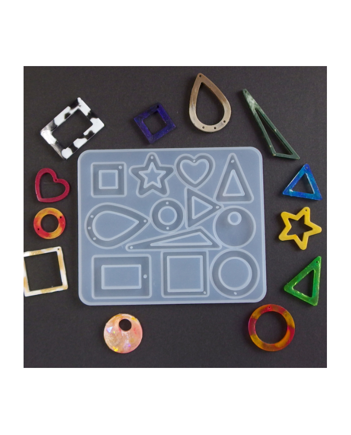 Çoklu Reçine Epoksi Kalıp - Takı Kalıbı -Kod:125