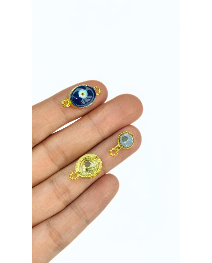 Mıknatıslı Nazar Boncuklu Kolye Bileklik Kilidi Kapama - 1 Adet