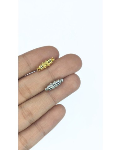 Mıknatıslı Kapsül Kolye Bileklik Kilidi Kapama Sarı - 1 Adet