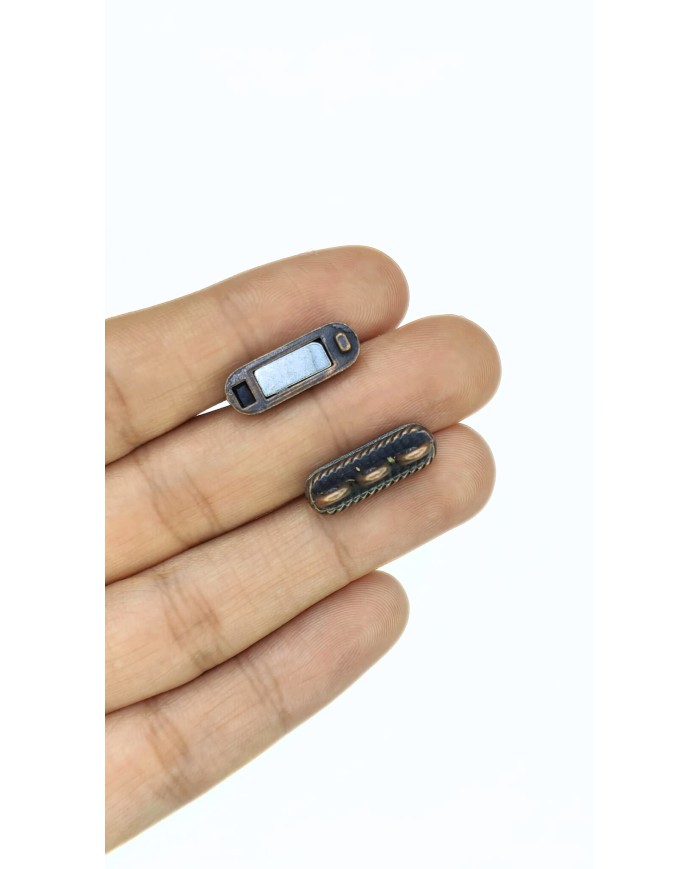 Mıknatıslı Halkalı Kolye Bileklik Kilidi Kapama Sarı - 1 Adet