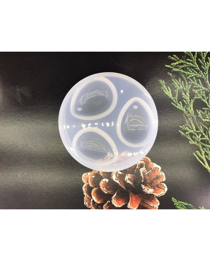 Küpe & Kolye Reçine Epoksi ve Sabun Kalıbı - Kod:10