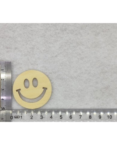 Ahşap Kolye Ucu - Emoji