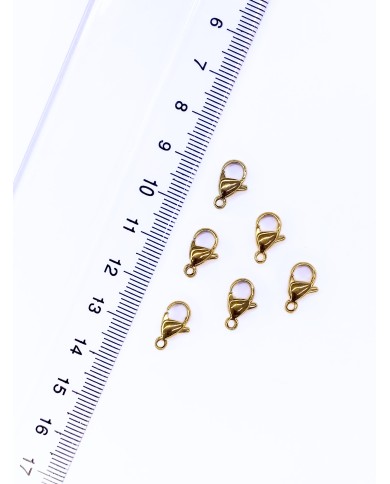 Çelik Papağan Klips 502 Altın 7x12mm - 1 Adet