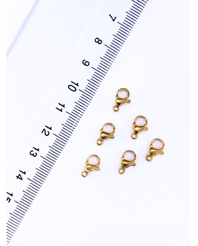 Çelik Papağan Klips 501 Altın 7x10mm - 1 Adet